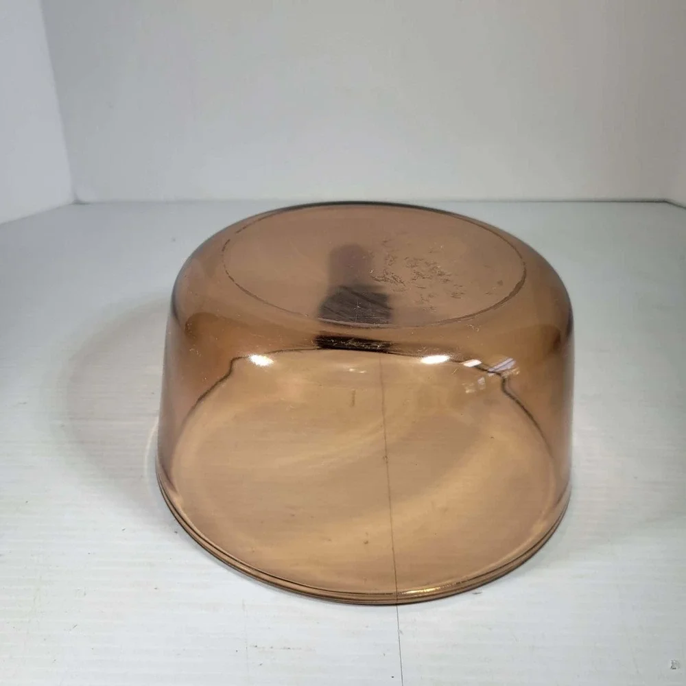 Visions Corning Saucepan Pot 1.5L Amber NO LID Good Vintage Glass Cookware USA